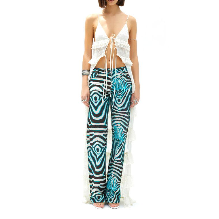 Lisette Ruffle Lace Maxi Top image number null