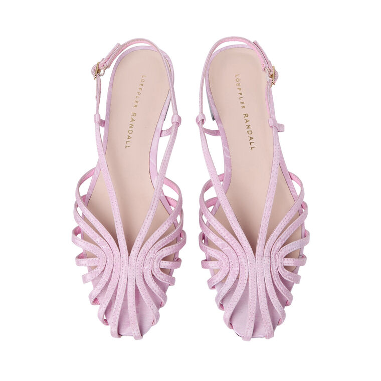 Lattice Slingback Flat Sandal image number null