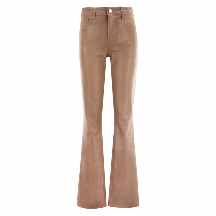 Ruth High Rise Straight Leg Coated Jean image number null