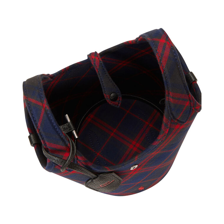 Small Plaid Tote Bag image number null