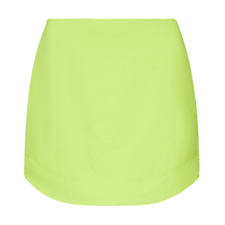 Curved Hem Mini Skirt image number null