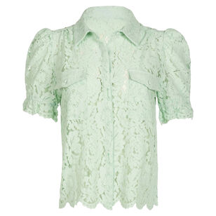 Mina 3D Lace Short Sleeve Shirt