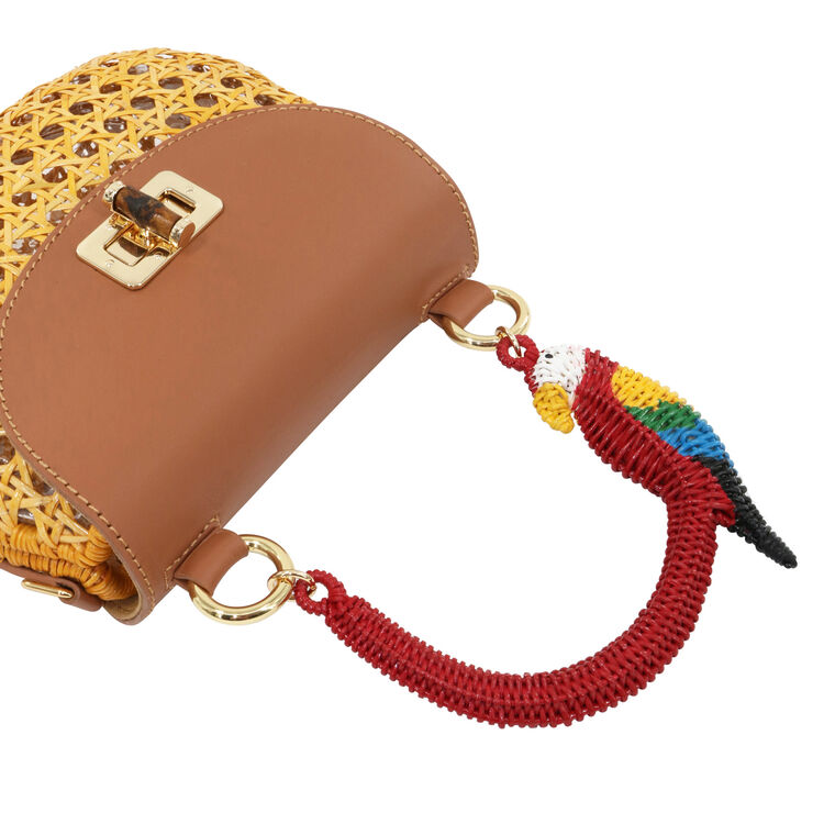 Consuelo Macaw Top Handle Bag image number null