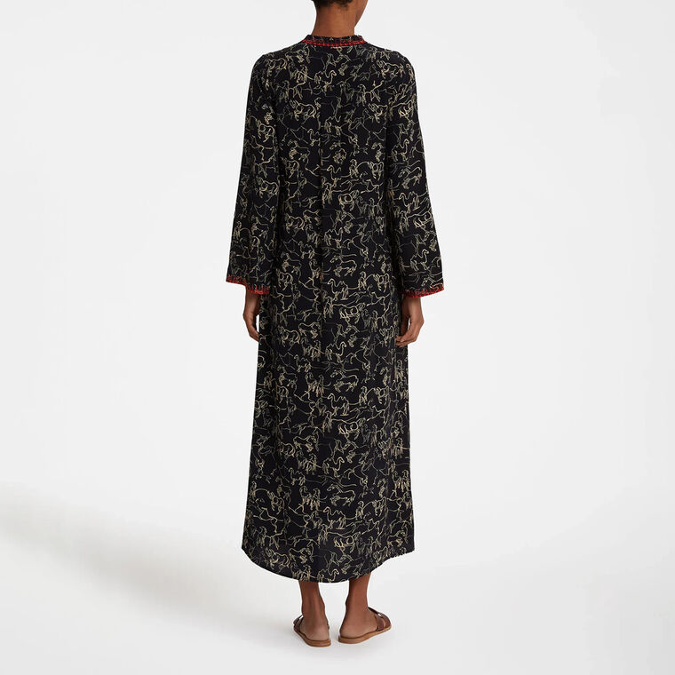 Jenna Kaftan in Wild Horse Print image number null