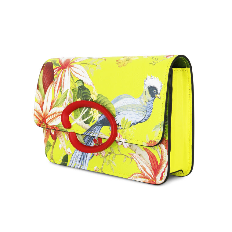 Flora and Fauna Printed O Pochette image number null