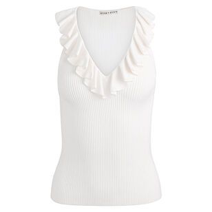 Marnie Knit Ruffle Tank Top