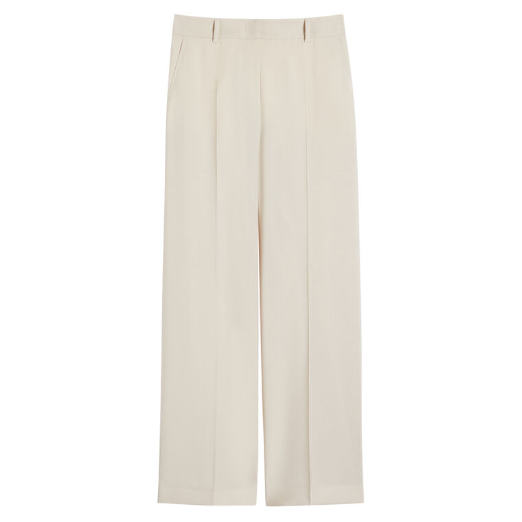 Drana Cropped Straight-Leg Trousers image number null