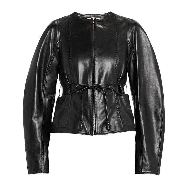 Aidan Leather Jacket image number null
