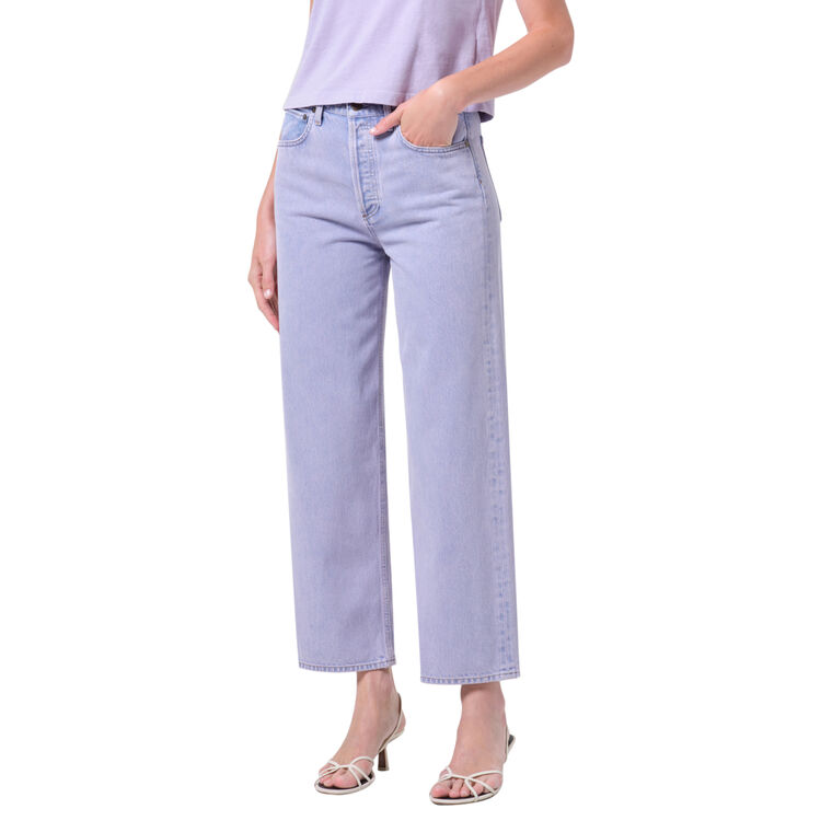 Ren Cropped High-Rise Straight-Leg Jean image number null