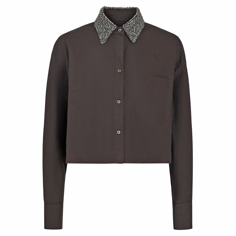 Little Big Joe Crystal Collar Shirt image number null