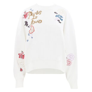 Daydream Doodles Embroidered Pullover