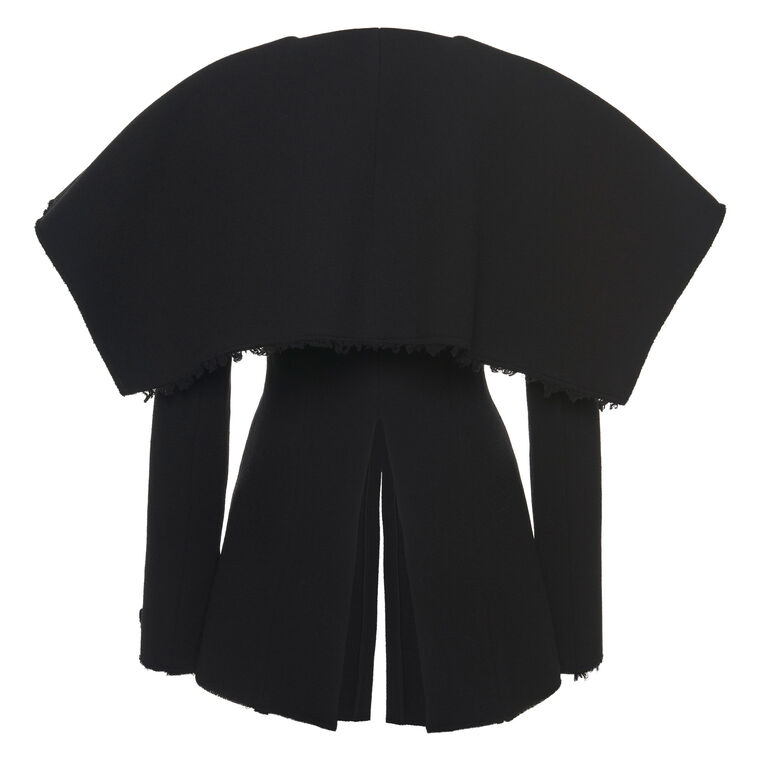 Fitted Jacket With Big Collar image number null