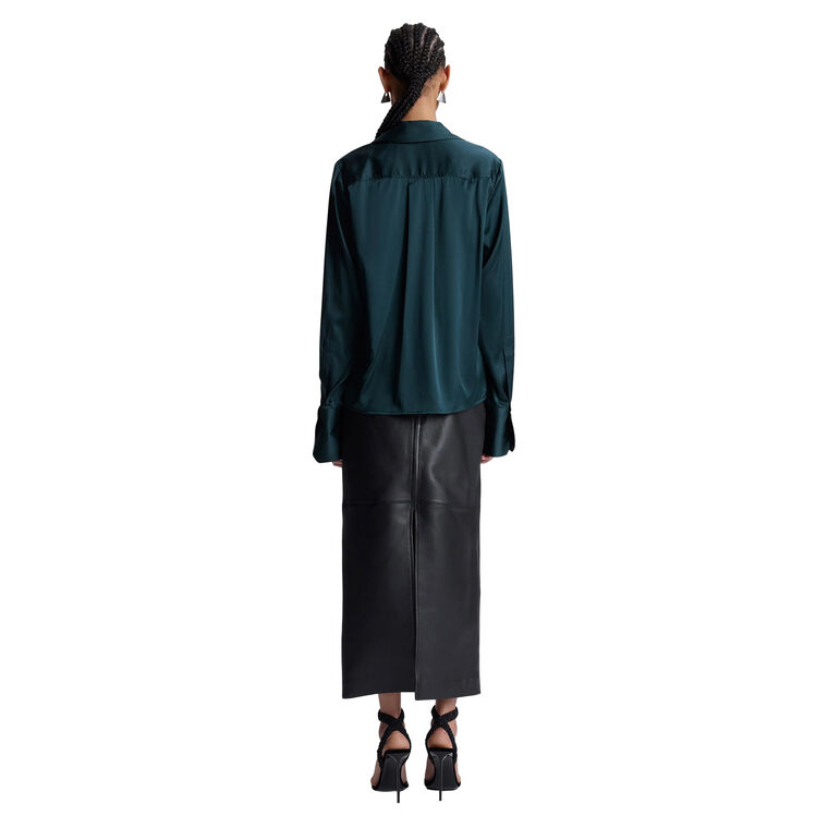 Kass Stretch Silk Top image number null