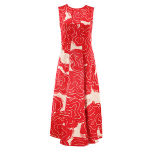 Rose Printed Classic Bennet Dress
