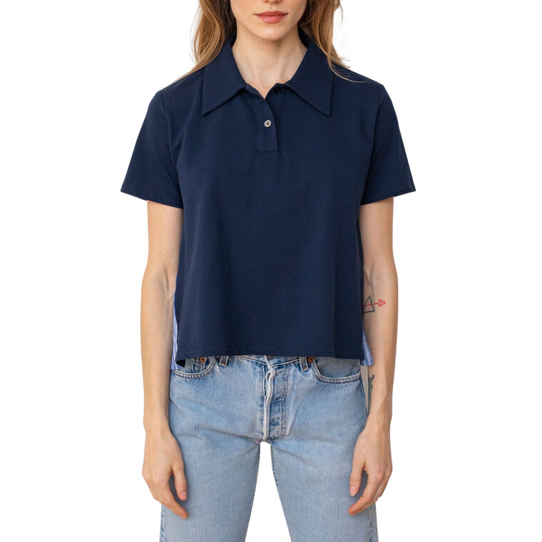 The Media Short Sleeve Polo Top image number null