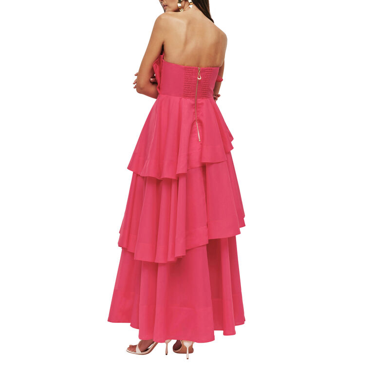 Selestia Sculptural Strapless Gown image number null