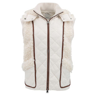 Sarai Shearling Combo Vest