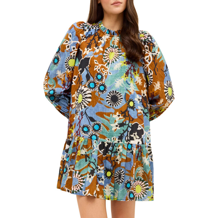 Irena Long Sleeve Mini Dress image number null