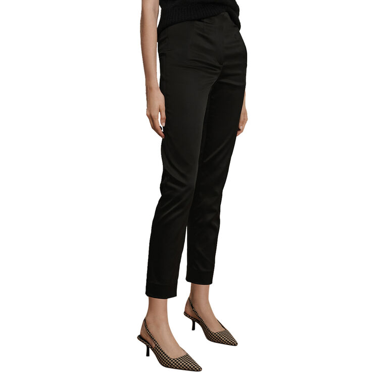 Stila Slim Satin Cropped Pant image number null