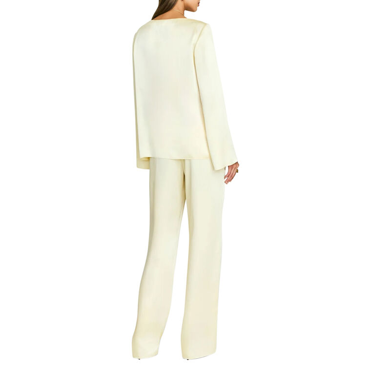 Blaine Long Sleeve Satin Blouse image number null