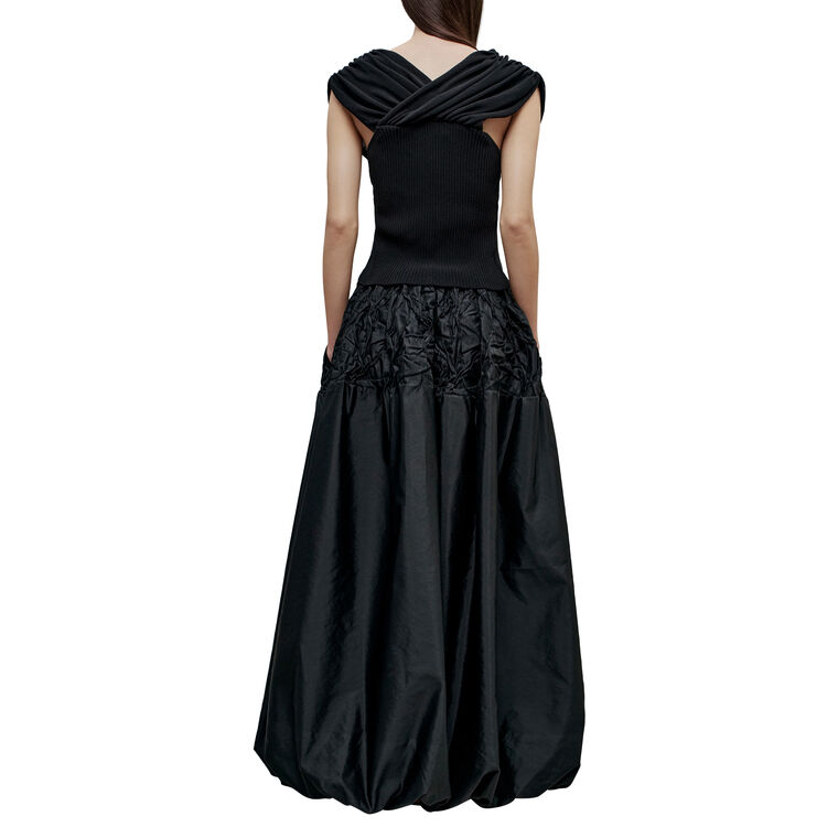 Meeka Cowl Neck Knit Tank Top image number null