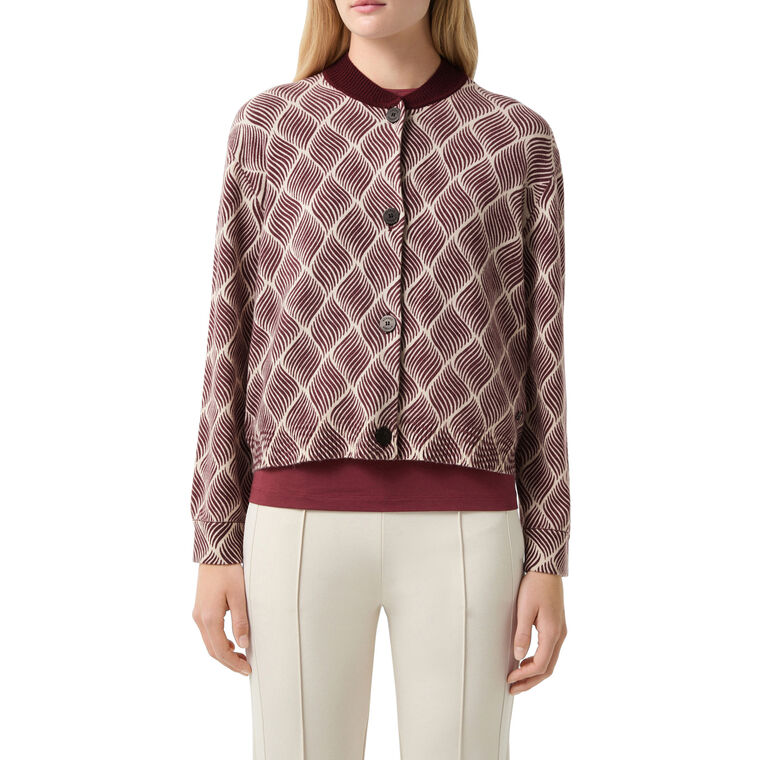 Evelyn Knitted Bomber Jacket image number null