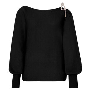 Ida Crystal Tie Sweater