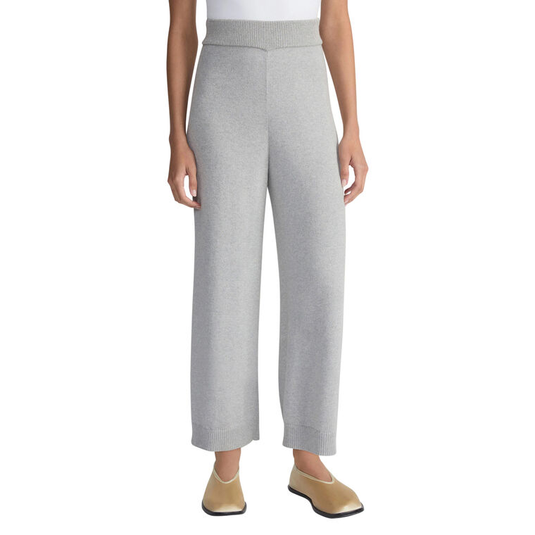 Cotton-Silk Tape Knit Pull-On Pant image number null