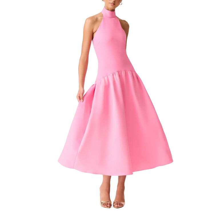 Nolana Sleeveless Halterneck Midi Dress image number null