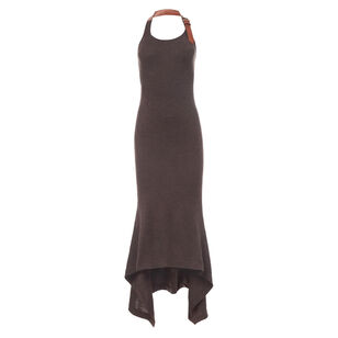 Leather Belt Dress