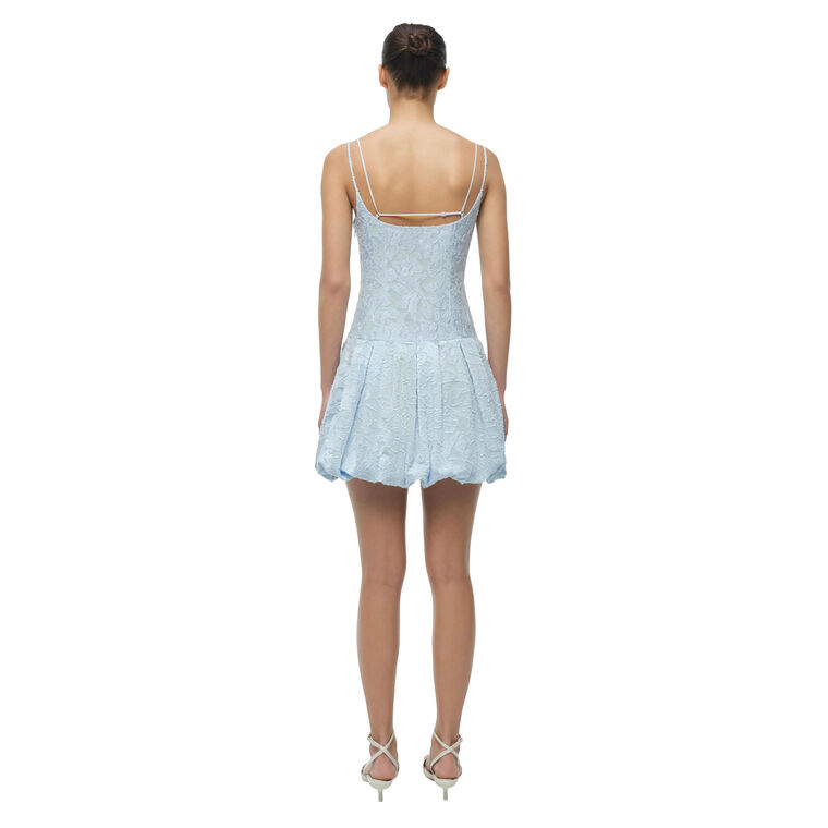 Fifi Sleeveless Jacquard Bubble Mini Dress image number null