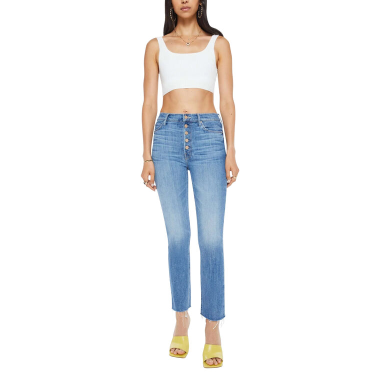 The Pixie Dazzler Ankle Fray Jean image number null