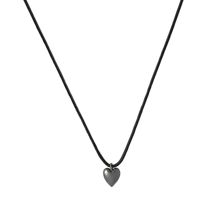 Small Puffy Heart Choker image number null