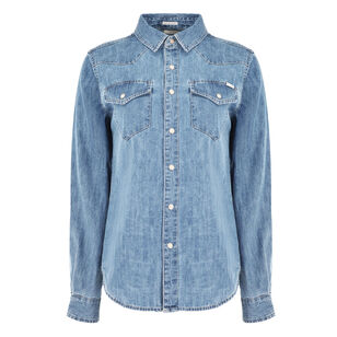 All My Exes Denim Button Down