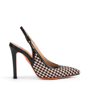 Tootsies Exclusive Jodi Houndstooth Sling-Back Pump