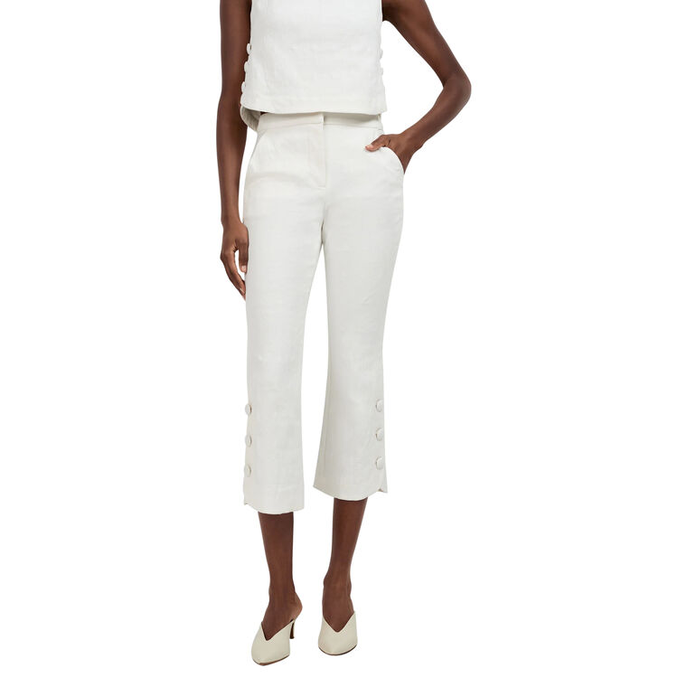 Tortona Button Hem Pants image number null