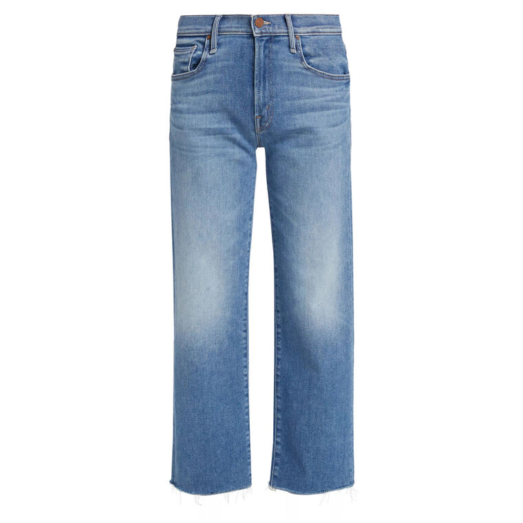 The Mid Rise Rambler Zip Ankle Fray Jean image number null