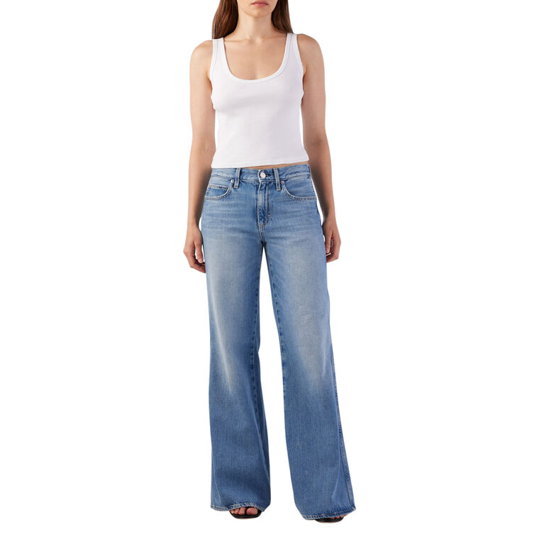 Faith Mid Rise Flare Jean image number null