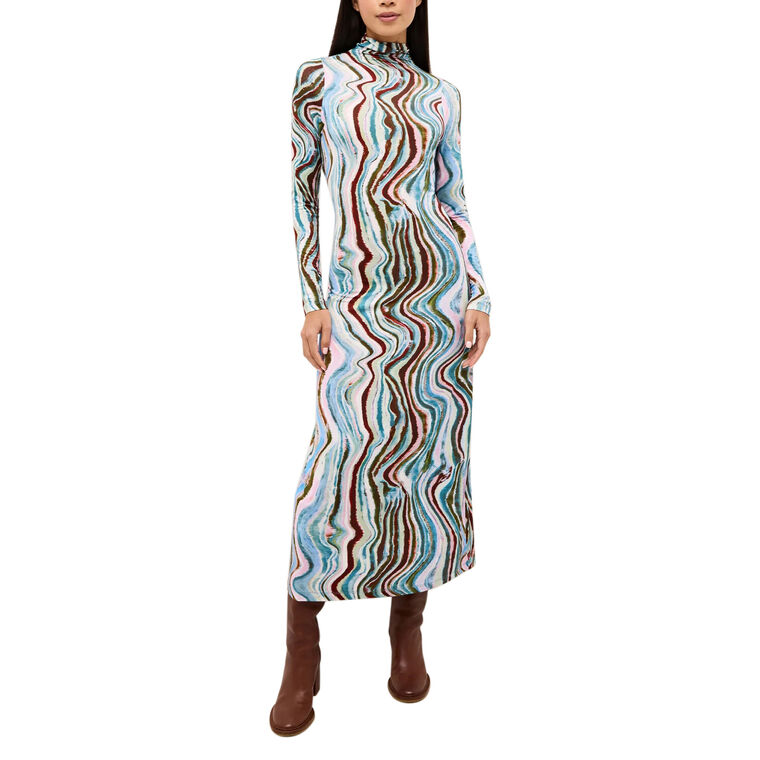 Paxton Turtleneck Midi Dress image number null