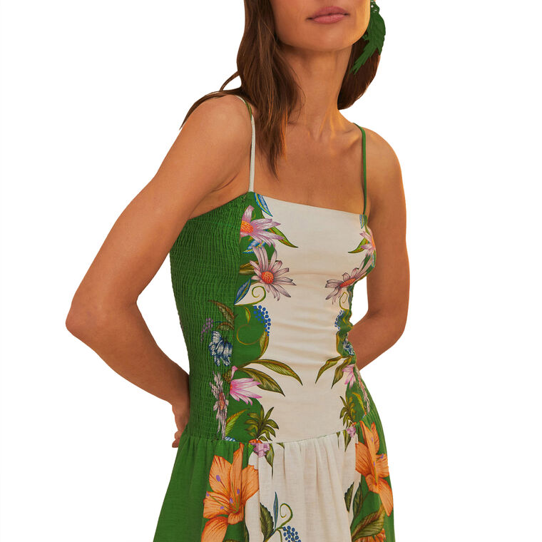 Sweet Bloom Dreamscape Midi Dress image number null