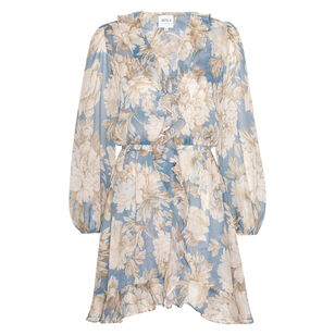 Iris Long Sleeve Ruffle Mini Dress