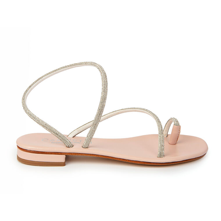 Romelide Flat Sandal image number null