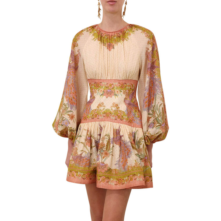 Indra Long Sleeve Mini Dress image number null