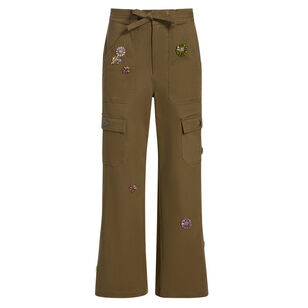 Retro Love Michelle Embellished Wide-Leg Pant