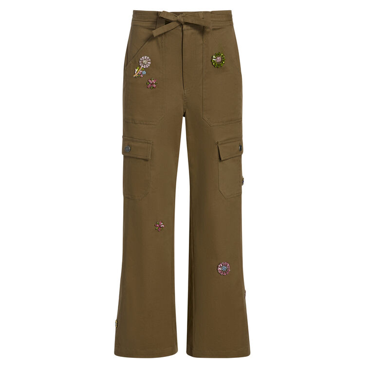 Retro Love Michelle Embellished Wide-Leg Pant image number null