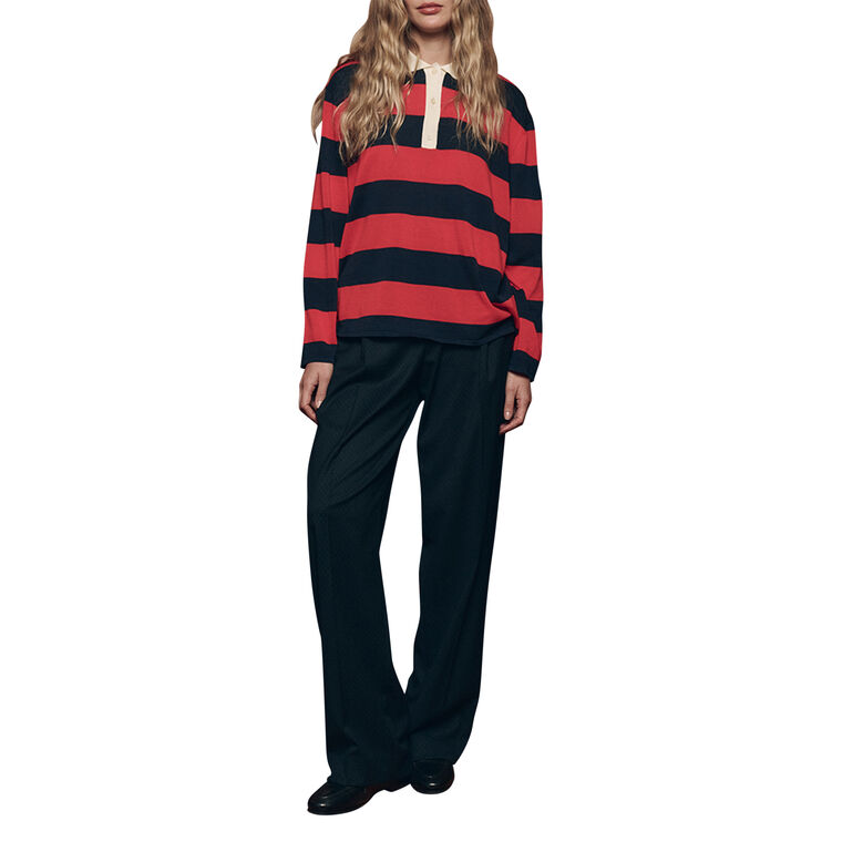 The Academy Polo Sweater image number null