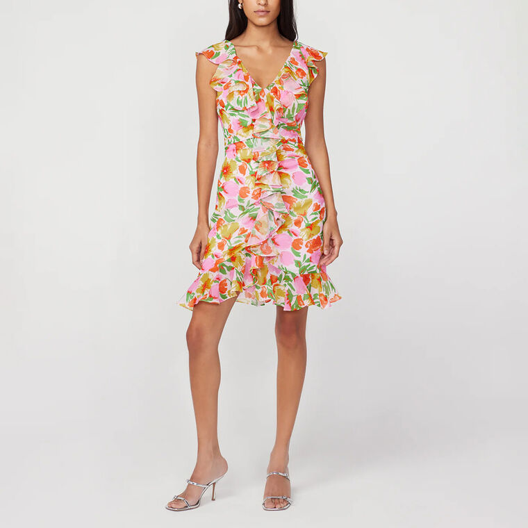 Eden Chiffon Mini Dress image number null