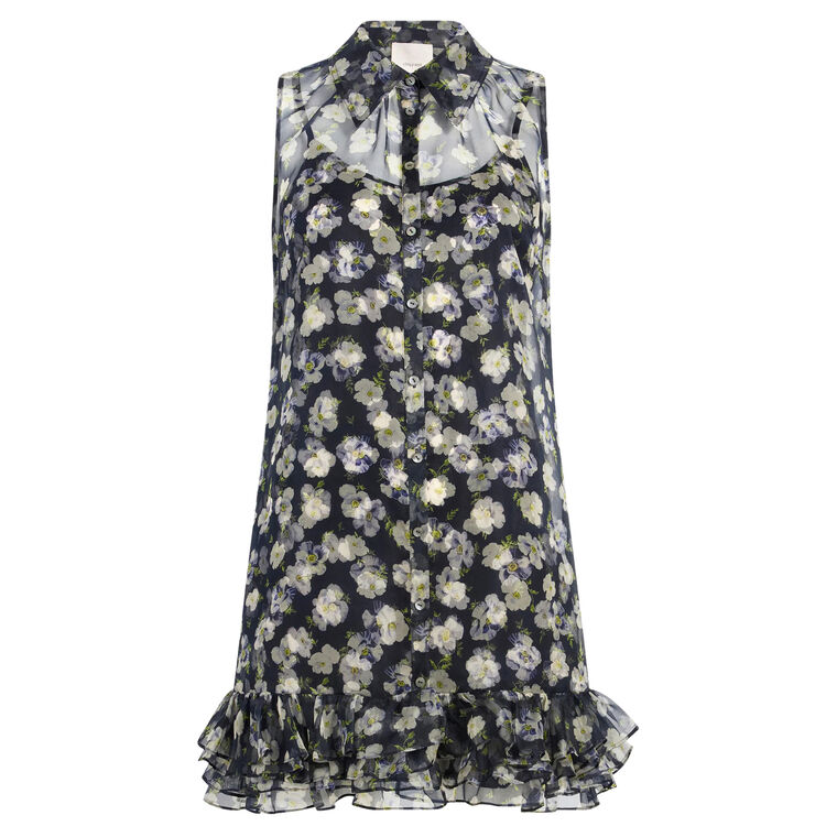 Mini Tossed Poppies Brisbane Dress image number null