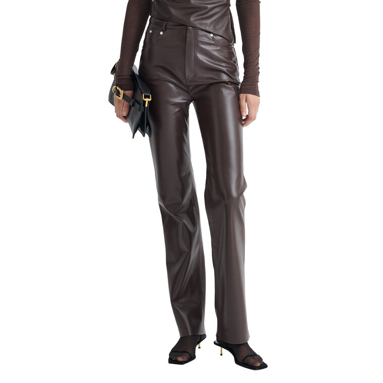 Jacob Alternative Leather Slim Pant image number null