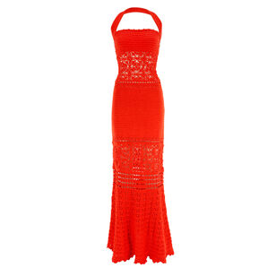 Peggie Sleeveless Crochet Maxi Dress